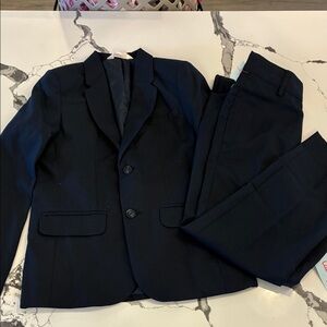 Cat & Jack Kids Navy Suit Set size 7 NWT